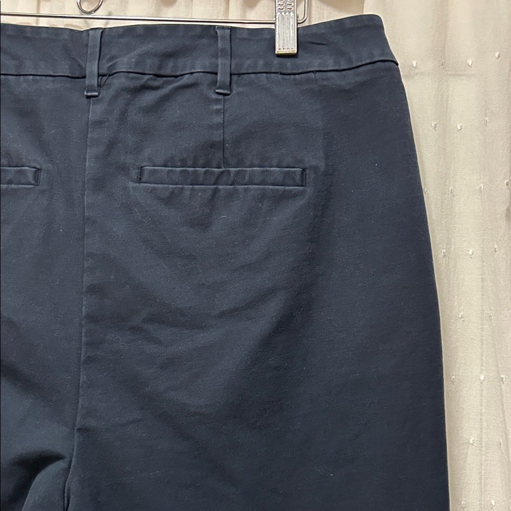 Boden Pants Women's 14R Navy Straight Leg Chinos Flat Front Work Office - Picture 6 of 13